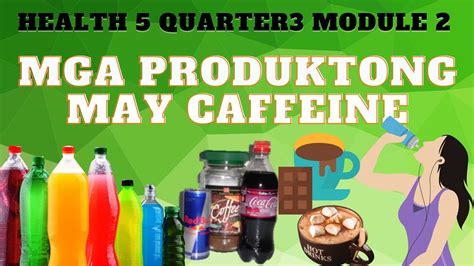 mga produktong may caffeine